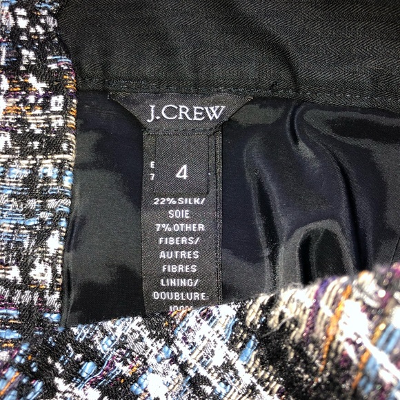 J.CREW Gilded Tweed Mini Skirt - Picture 5 of 6